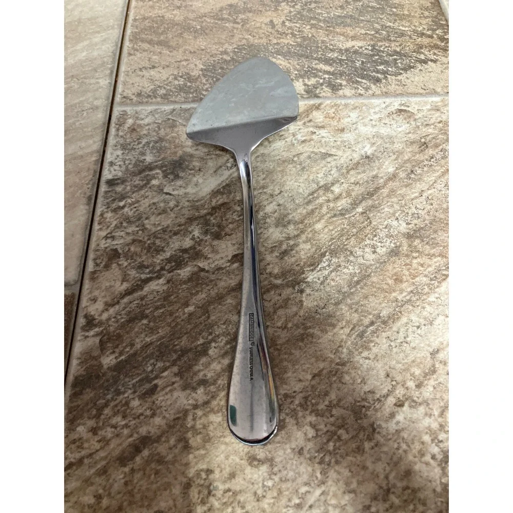 Cambridge Silversmiths Stainless Steel Pie Cake Server Silver Polished 10.5 Inch